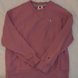 Champion Women's Crewneck Sweater in Dusty Rose